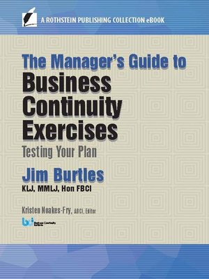 cover image of The Manager's Guide to Business Continuity Exercises